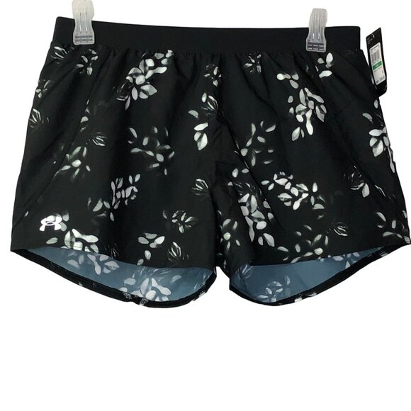 UNDER ARMOUR WOMEN PRINTED RUNNING SHORTS LG NEW WITH TAG‎ - Picture 1 of 6